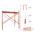 5.6&#39;7 &quot;Arch Walk-Thru-Gerüst Zinkstahlzaun